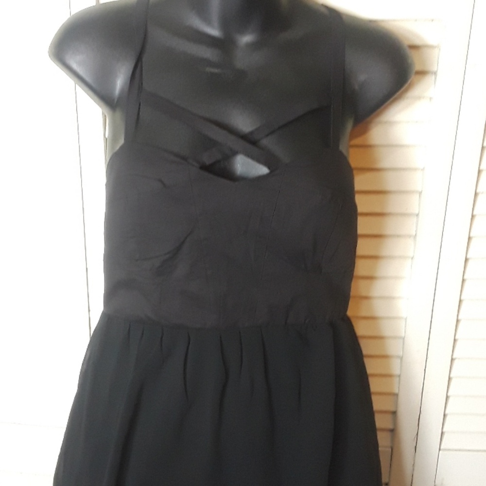 NWT LOVELYGIRL high low black dress
